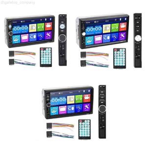 Bil Multimedia Player High Definition 7010B 7012B 7018B MP5 FM Bakdisplay Telefon Bluetooth-kompatibel sammankoppling