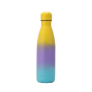 50 off ml spor açık havada termoslar seyahat su şişeleri yalıtımlı şişe fincanı kola şekli paslanmaz çelik renkli termos bardaklar spin
