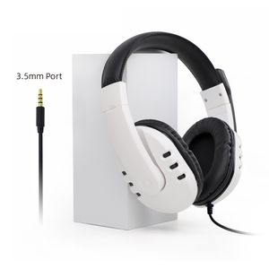 PS5 Gaming Headset retrátil Headband cancelamento de ruído MIC Wired fones de ouvido para PS5 / PS4 / Switch / ONE / 360 / PC com Retail Box
