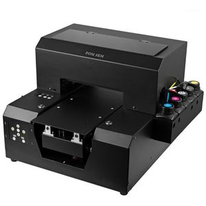 A4 Automatic UV Flatbed impressora Inkjet printer sublimation Phone case Photo t shirt DTG 3D embossed texture printing machine1