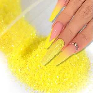 Nail Glitter G Sugar for Art Decorations Candy Color Powder Shinning Fine Pigment Dust UV Gel Manicure Tips