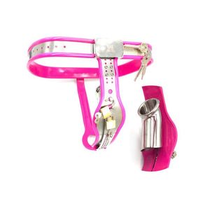 Unisex Chastity Cage Stainless Steel Belt BDSM Bondage Fetish Lockable Penis Restraint Device Sex Toy For Female & Male