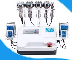 Vücut Zayıflama Güzellik Makinesi 40K Liposuction Ultrasonik Kavitasyon Vakumu RF Vücut şekillendirme Yağ Burner Lipolaser
