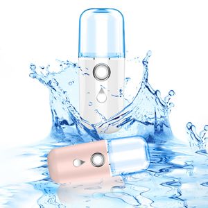 Nano Mist Sprayer 30 ml Gesichtskörpervernebler Tragbares Spray Feuchtigkeitsspendende Hautpflege Gesichtsbefeuchter EEF1431