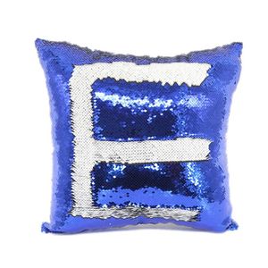 40 * 40cm Sublimation Magic Sequins Pillow Case DIY Blank Pillow Cases Personifierad Anpassad Presentsängar