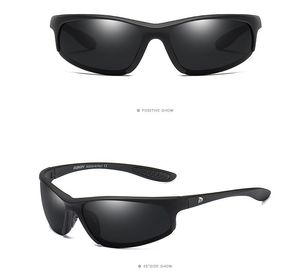 Hohe Qualität Herren Sport Polarisierte Schwarze Sonnenbrille Fahren Quadratische Verfärbung Sonnenbrille Frauen Goggle UV400