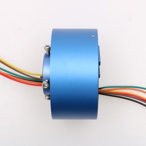 1PC 10A 6CH Dia. 85mm Current Integrated Hollow Shaft Slip Ring Hole 25.4mm Integral Precision Conductive Slipring with Speed 200RPM