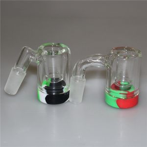 Hookah rökningstillbehör Glas Ash Catcher Bowls Male Female 14mm Joint Glass Ashcatcher Bowl for Oil Rigs Water Pipe Bongs