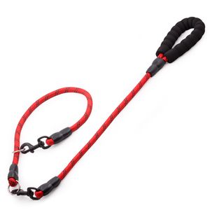 2 FT Strong Dog Collars Leash with Comfortable Padded Handle Highly Reflective Threads for Small Medium Large Dogs WH0390