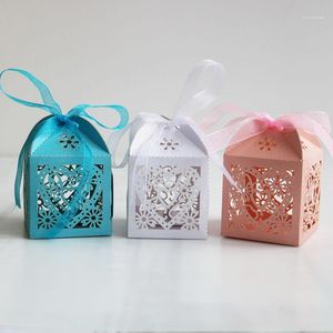 Geschenk Wrap Gute Qualität Liebe Herz Kuchen Box Verpackung Multicolor Pappe Hochzeit Papier Candy Bag für Party1