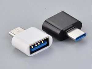 Тип C на USB Adapter OTG Converter для Huawei Xiaomi Samsung Android Mobile Phones Mini Type-C USB-C до разъемов данных USB2.0