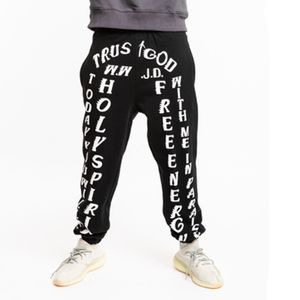 Joggers byxor hip hop kvinnor mens joggare sweatpants urban streetwear svett män kardashian lösa casual byxor