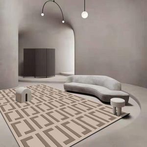 Alfombra de lujo para sala de estar, moderna, gris, negra, geométrica, para dormitorio, sofá, mesa de café, piso, cocina, alfombras decorativas para el hogar