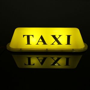 Waterproof Taxi Magnetic Base Roof Top Car Cab LED Sign Light Lamp for Drivers