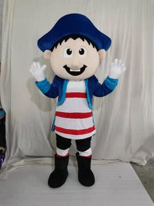 Halloween Pirate Captain Mascot Costume Party Odzież Carnival Adults Wsparcie Dostosowywanie