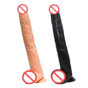 Super lungo 38 cm dildo realistici dildo grande masturbatore massaggiatore vaginale per le donne giocattoli per adulti cazzo finto per la donna sex shop