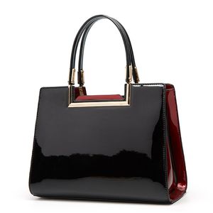 HBP women handbags patent leather large capacity big bag woman fashion tote bags 2021 new style vegan armpit purse bag