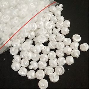 200 Pz/borsa 10mm bianco Rotondo Cucire Bottoni di Perle per Abbigliamento Accessori Per Cucire Abbigliamento Scrapbooking Indumento Strumento di Abbigliamento FAI DA TE