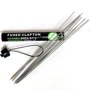 ingrosso Fusibile Del Tubo-Fused Clapton Wire mm pc in un tubo GA GA filo Resistenza sigaretta elettronica di alta qualità del DHL