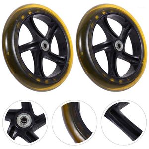 Wholesale scooter replacement wheels for sale - Group buy Skateboarding Scooter Wheels Mute Replacement mm PU Parts1