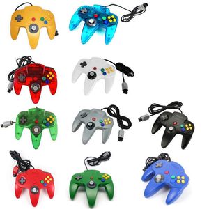 Sistema di joystick per controller di gioco lungo per console Nintendo 64 N64 senza confezione per la vendita al dettaglio