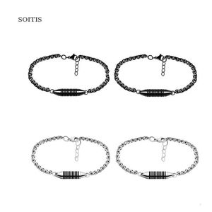 Soitis Adjustable Chain Urn Jewelry Fashion Bracelet Fillable Ashes Keepsake Openable Prayer Box Memorial Cremation Men Gift