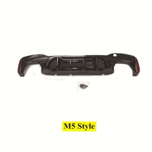 MP M5 estilo traseiro Difusor Difusor de carro do corpo exterior para 5 séries G30 G38 lustrosos peças de automóveis preto