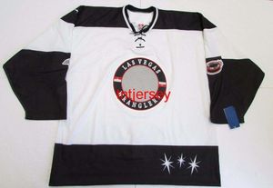 Shist Champled Las Vegas Wranglers Echl Hockey Jersey Добавьте любое имя номера мужских детей Джерси XS-5XL