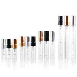 Pen Shape Parfym Spray Flaskor Partihandel Glas Tom Kosmetisk behållare Refillerbar Atomizer Perfum Bottle On Sale