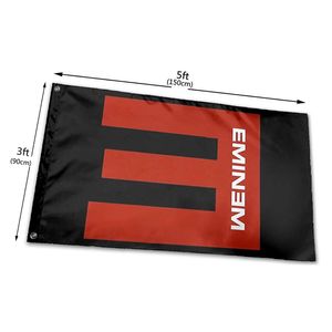 EMI-NEM Bayrakları Açık Kapalı Dekorasyon Bannerlar 3x5ft 100D Polyester 150x90 cm İki Pirinç Grommets ile Yüksek Kalite Canlı Renk