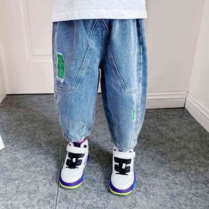 2 3 4 5 6 7 Y Toddler Boys Pants Spring Autumn Kids Korean Style Jeans Loose Casual Broken Hole Denim Pants for Boys Baby Jeans G1220