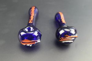 Mini Style Hookahs glas rökpipor glas sked vattenpipa för rökning Bubbler Glass Bong Vattenpipor längd 12,5 cm eller 9,5 cm