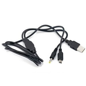 120 cm 2 in 1 USB veri aktarım şarj cihazı şarj şarj kablosu tel kurşun Sony PSP 2000 3000 güç kablosu oyunu aksesuarları
