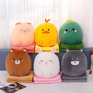 Cuscino Coperta Simpatico Cartone Animato Peluche Cuscino Casual Morbido e Confortevole Bambola Giocattoli Regalo Di Compleanno