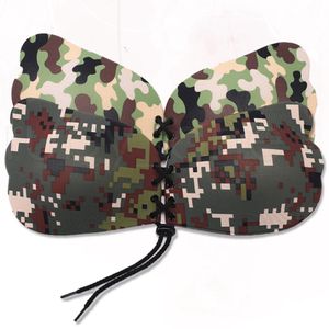 Frauen Seil Tarnung Farbe Fliegenflügel Form Silikon Unsichtbarer Push Up Selbstklebende Frontverschluss Klebrige Brustnippel BRAS Werkzeug