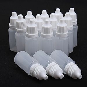 Kits de la herramienta de maquillaje 10 ml Equipador de plástico de plástico Botellas de plástico Viales, traje para solventes, aceites ligeros, pintura, esencia, gotas para los ojos, solución salina