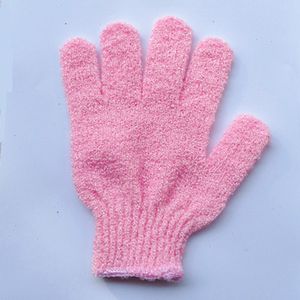 50 Stück Badebürsten Duschhandschuh zum Peeling Peelinghandschuh Handschuh fünf Finger Wäscher Schwamm
