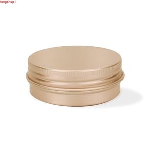 300pcs / lote Frete Grátis 30g Prata Metal Alumínio Cosmético Creme Jars Recipiente 5 Cores Opcional LX2898Good Quantidade