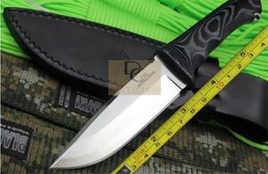 Rockstead Kon-ZDP Sabit Bıçak Bıçak Survival Taktik Bıçak D2 Blade Micarta Kolu Deri Kılıf Açık Kamp EDC Araçları Için