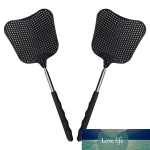 Mosquito and Fly Killing Plastic Fly Swatter Retractable Stainless Steel Rod, Suitable for Indoor and Outdoor Use (2 Pack)