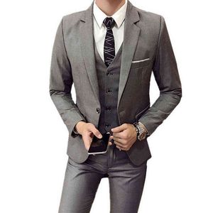 NXY Mäns Suit Bliser Conjunto de Piezas Para Hombre Chaqueta Informell Boutique Traje Boda Novio Abrigo Pantalones