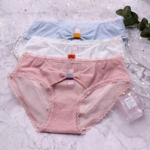 Summer Transparent Panties Women Lace Cute Bow Underpants Hollow Out Underwear Sexy Low Waist Female Lingerie String Tanga