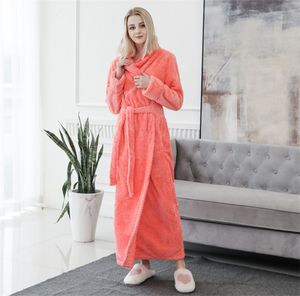 Mens robes Coral velvet sleepwear gowns bathrobe women and men brand sleepwear kimono warm bath robe home wear bathrobes klw0005