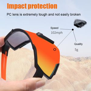 5 lente óculos de ciclismo da bicicleta óculos corrida pesca esportes polarizados lentes ciclismo óculos de sol dos homens women165v