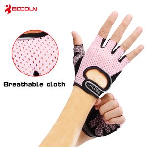 Boodun Weight Lifting Gym Training Fitness Men Sports Exercise Slip-Resistant Breathable Women Yoga Gloves Q0108