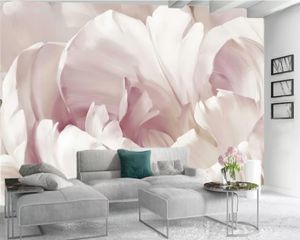3d Wallpaper Flower Romantic Large Flower 3d Wallpaper Indoor TV Background Wall Decoration Classic 3d Wallpaper