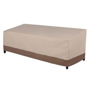 US stock 79*37*35in Heavy Duty 600D Oxford Polyester Outdoor Patio Furniture Cover Khaki a51 a17 on Sale