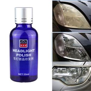 9H Härte Auto Scheinwerfer Polnischen Flüssigkeit Keramik Auto Mantel Motorrad Lichter Pflege Hydrophobe Glas Beschichtung Reparatur Set1