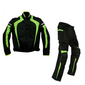 Wholesale kawasaki clothing resale online - Mens Team Motorcycle jacket clothing racing riding pants MOTO Motocross Windproof warm Off Road rotective pant suit for Kawasaki