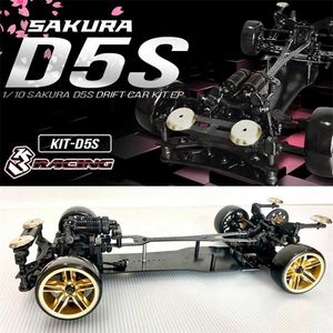 3 Racacing Sakura D5s Sr Kit Controle Remoto Super Traseira Drive Racing Profissão Drift Frame RC Modelo D5 Adulto Criança Menino Brinquedo